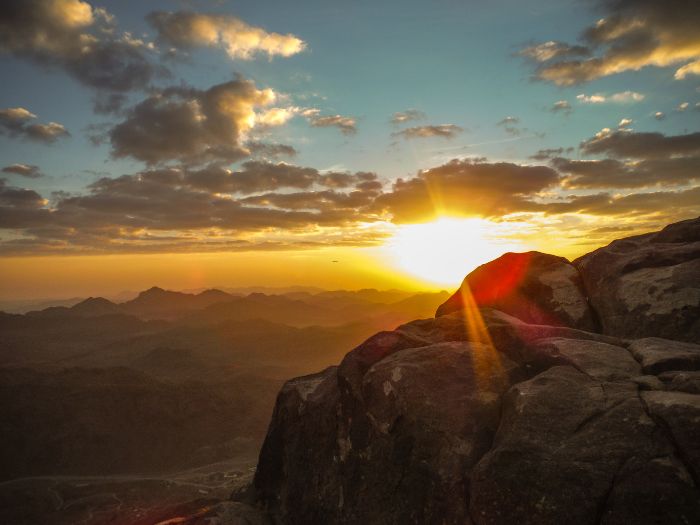 Nachtwanderung zum Mosesberg, dem heiligsten Gipfel des Sinai